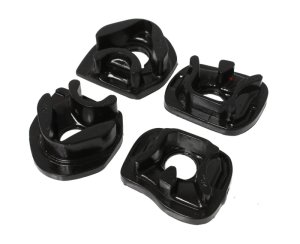 Honda Civic Si Motor Mount Inserts - 2 Torque Mount Positions - Energy Suspension - Polyurethane - Black - `02-`04